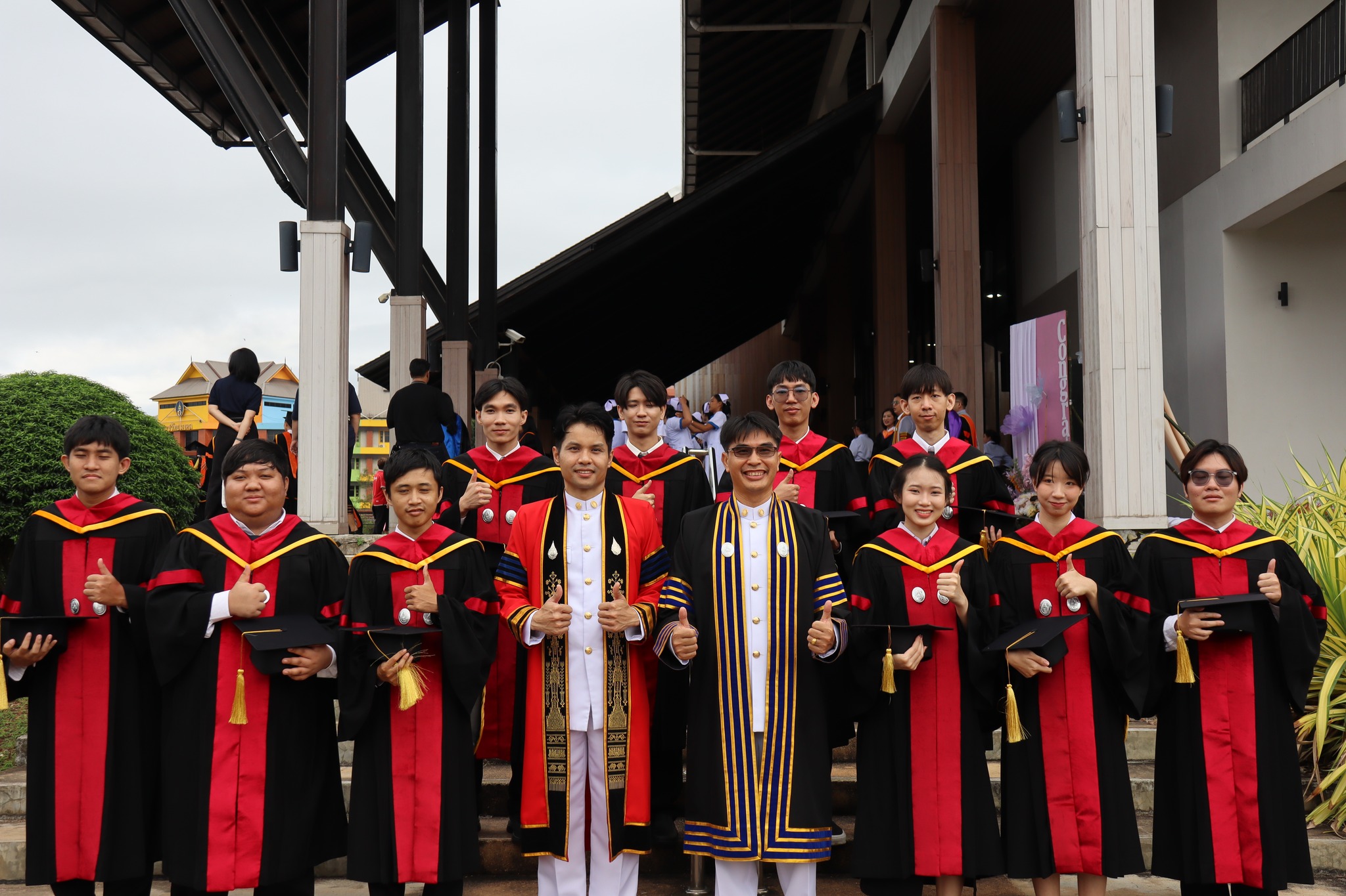 บรรยากาศการซ้อมใหญ่ พิธีพระราชทานปริญญาบัตร ประจำปีการศึกษา 2568